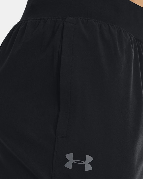 Men's UA Stretch Woven Pants in Black image number 3